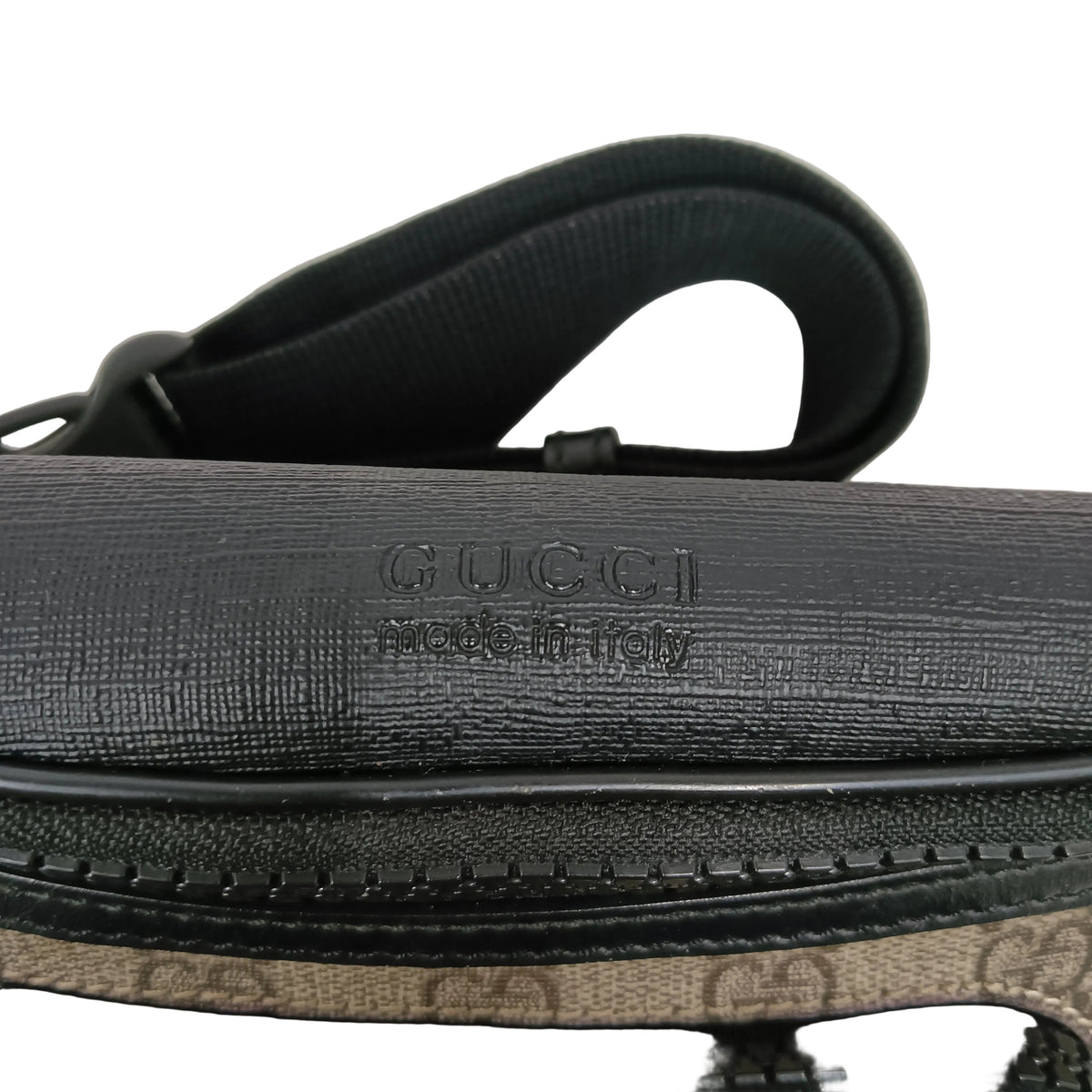 GUCCI Waist Bag 450946 Black And Beige 524947
