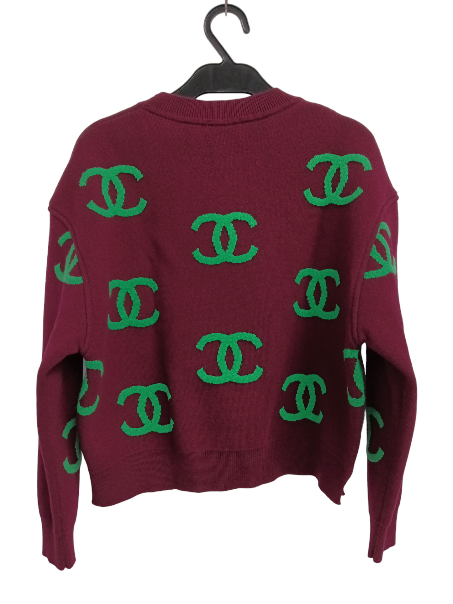 CHANEL KNITWEAR WINE RED P70525K10076