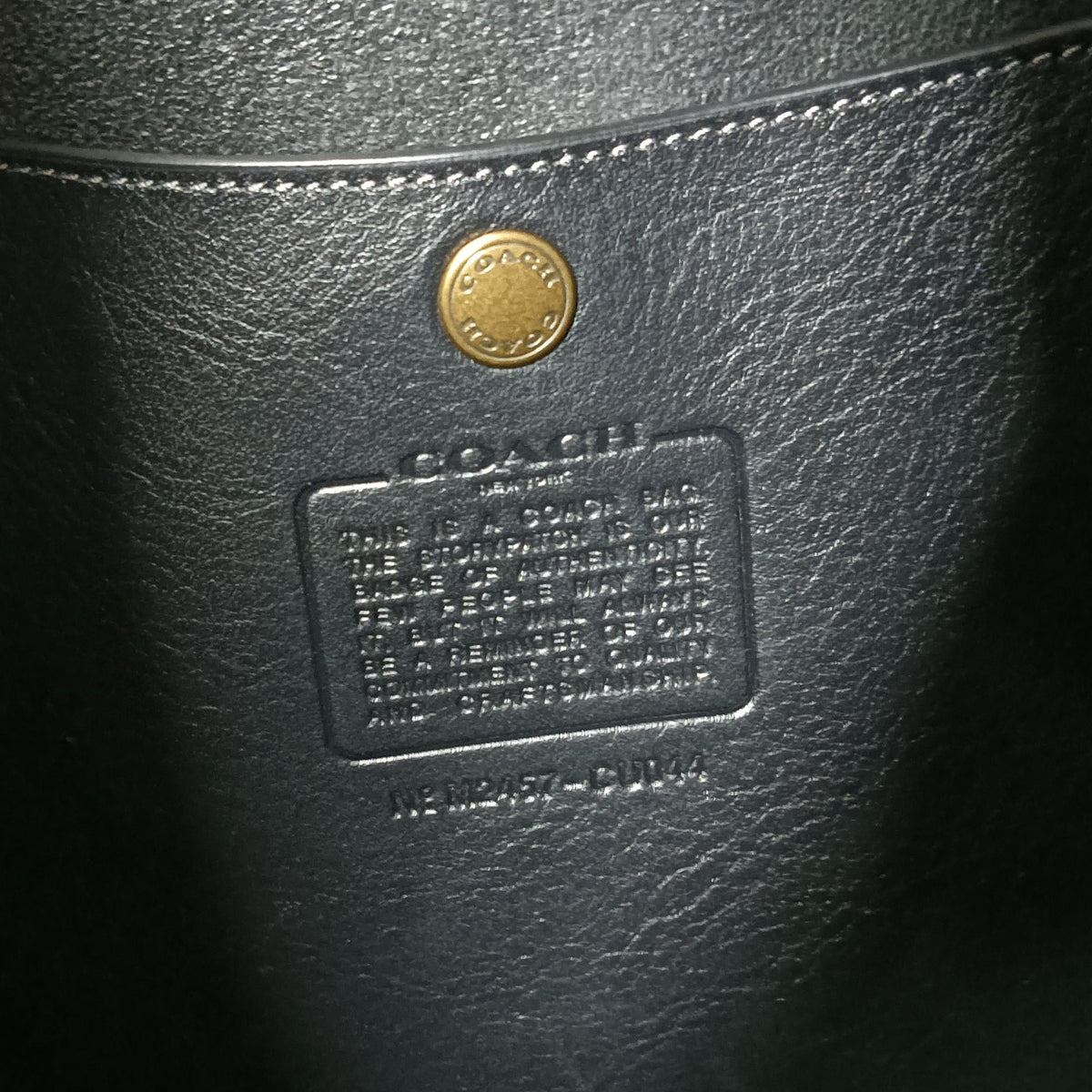 COACH Shoulder Bag CU044 Black