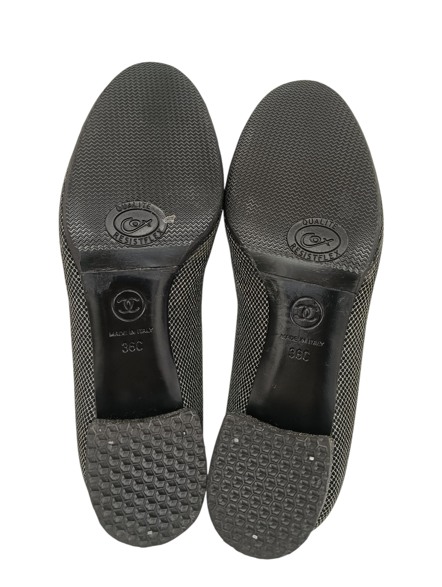 CHANEL Pumps 36C Gray G28429