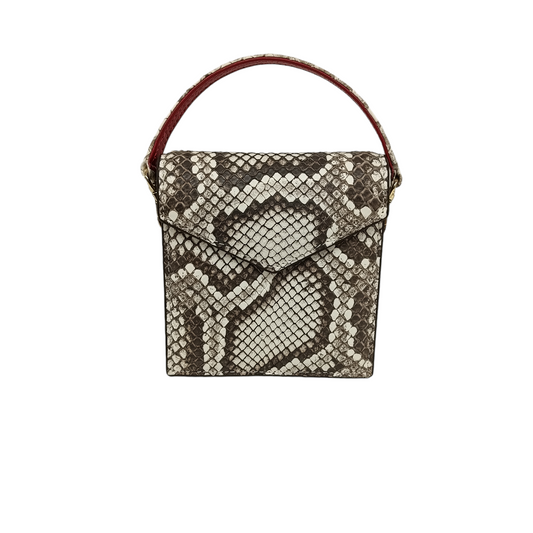 SUVIMOL 2WAY Bag G0262 Brown PYTHON