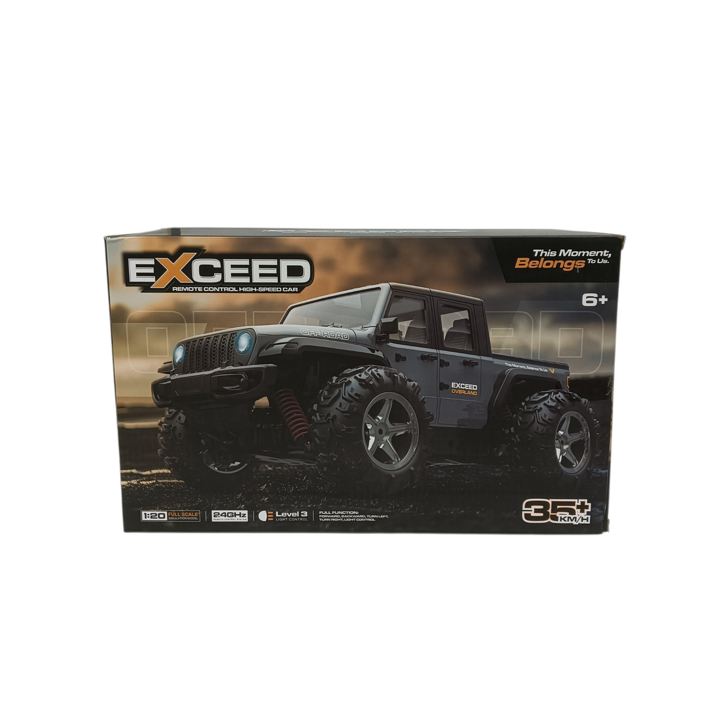Remote Control Car 2.4GHz High Speed 35kPH Crawler Toy
