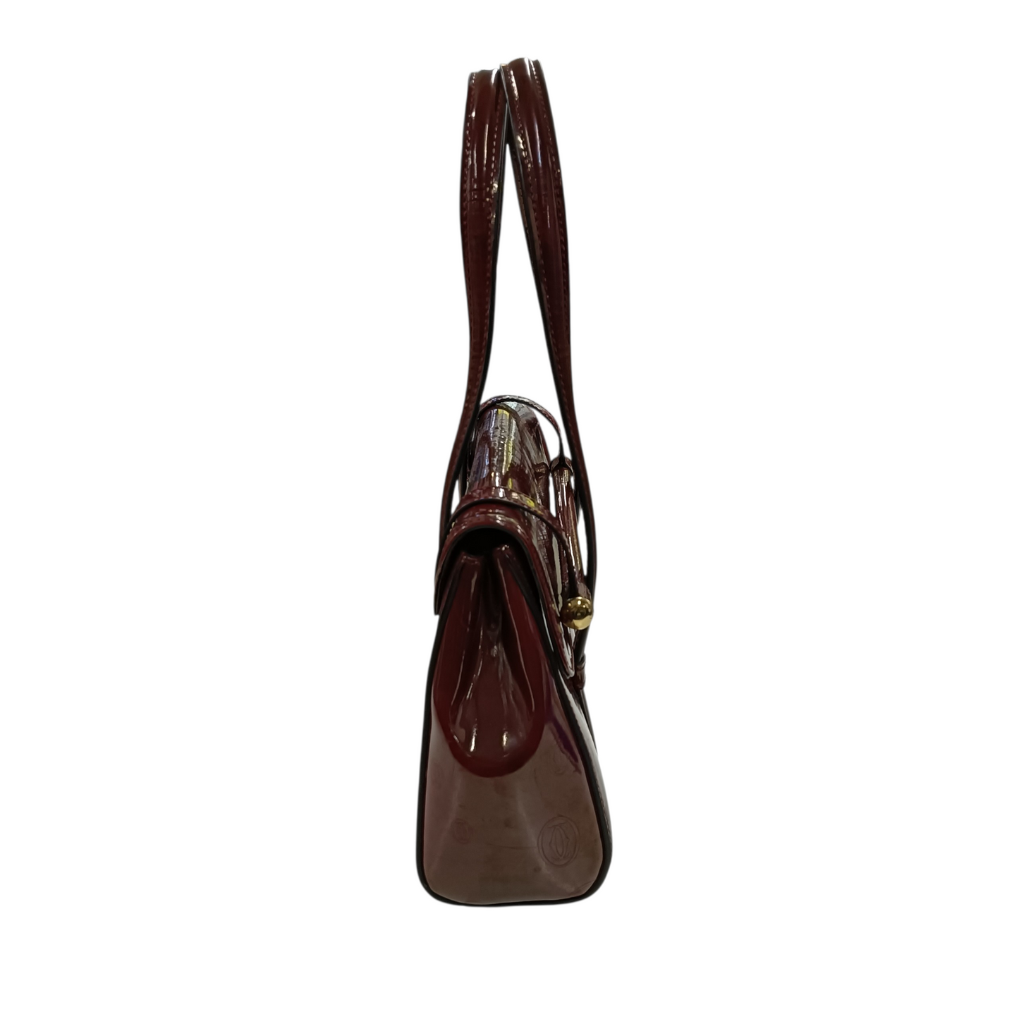 Cartier Shoulder Bag Red Stain/Damage