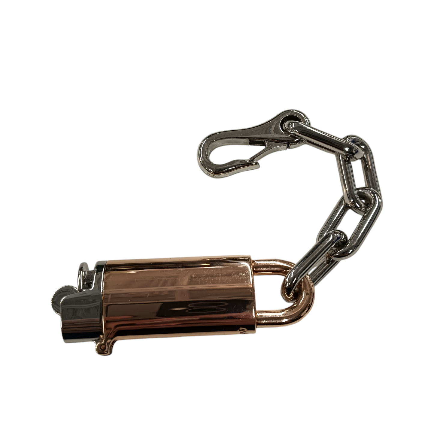 ALEXANDER WANG KEY RING BRONZE/SILVER