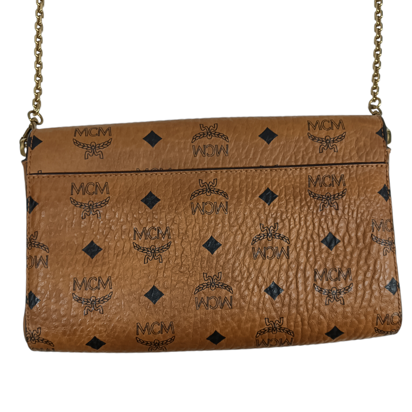 MCM Shoulder Bag MYZ9SME05C0001 Brown Rank AB