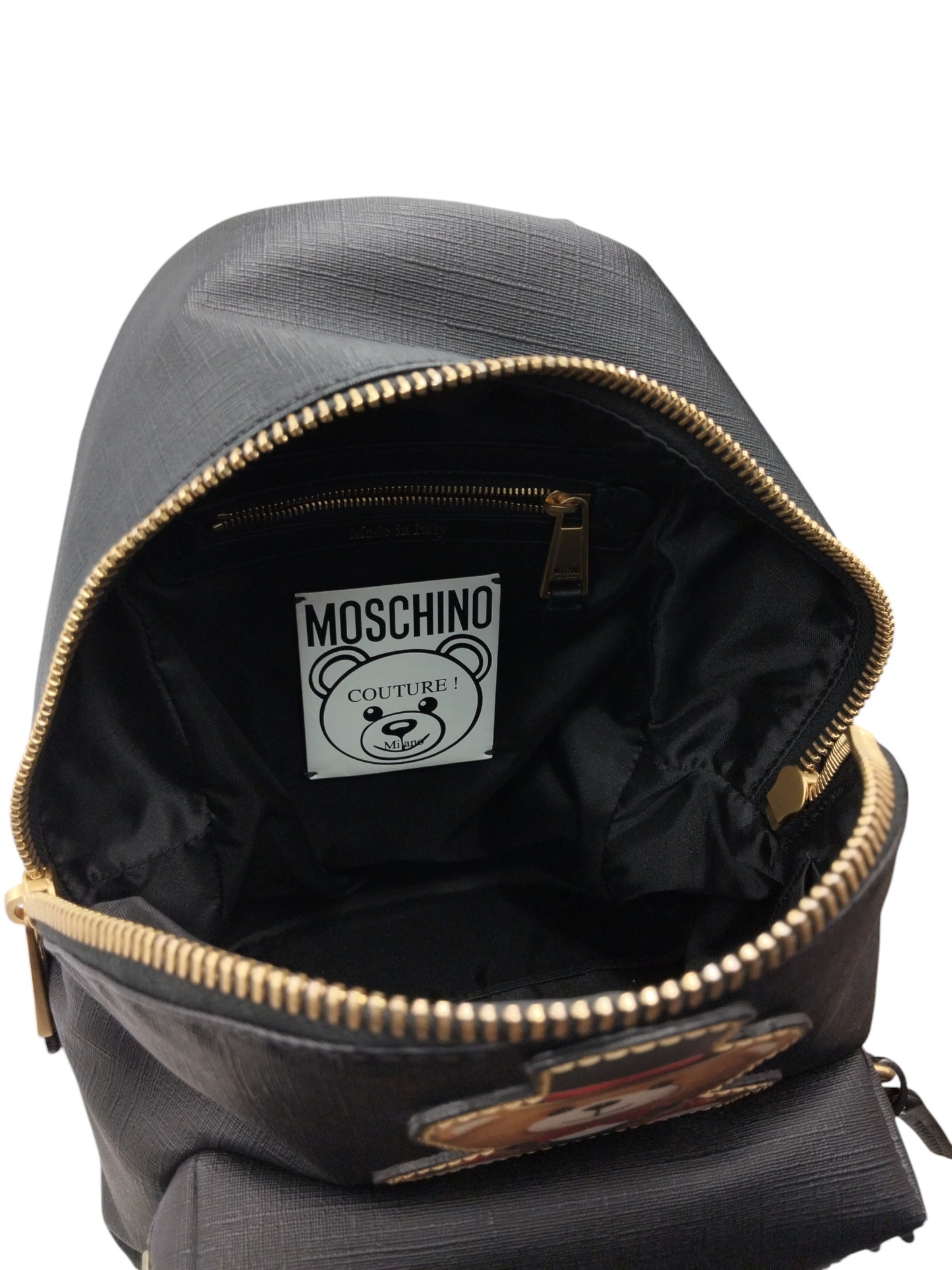 MOSCHINO RUCKSACK TEDDY BRAR BLACK RANK (B)