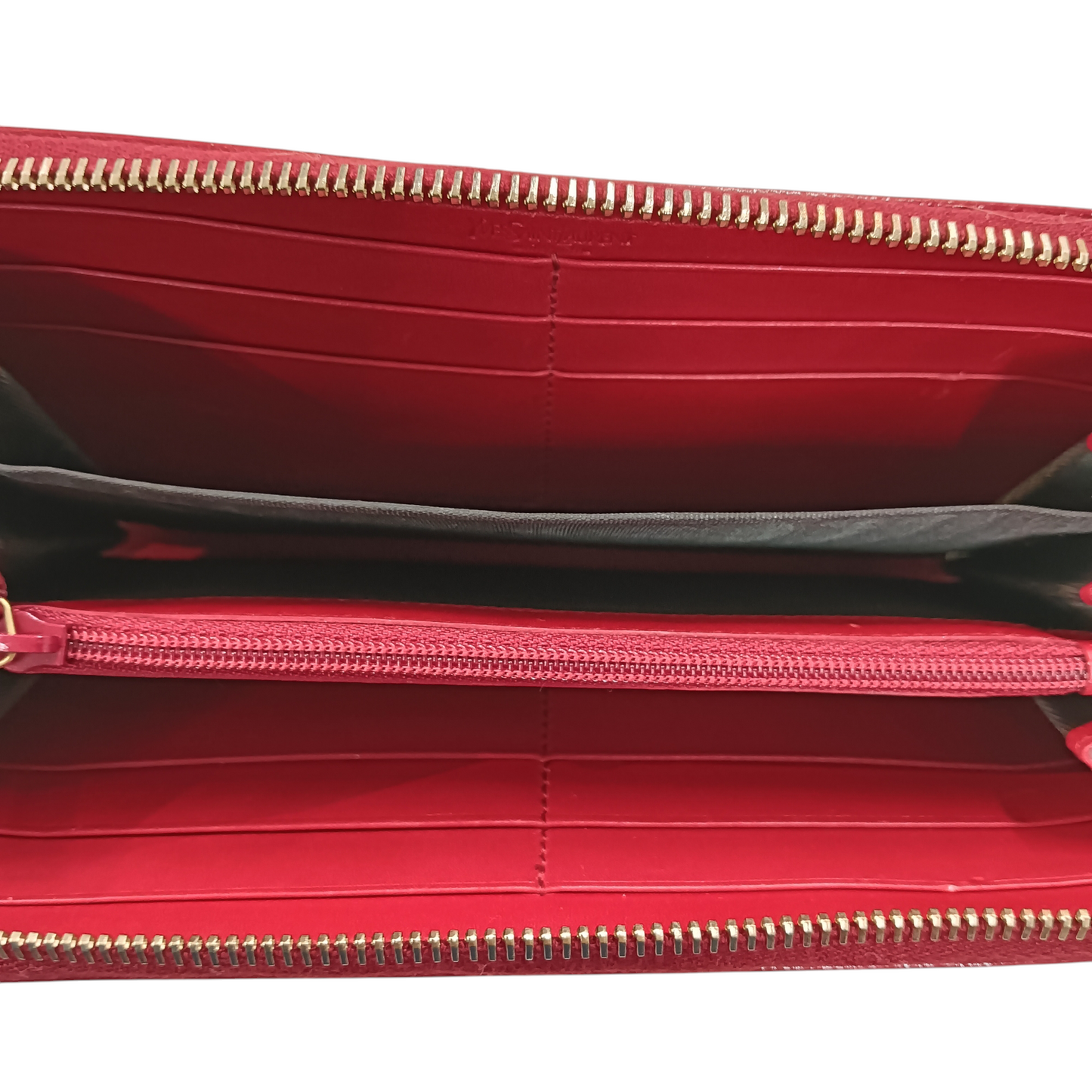 YVES SAINT LAURENT WALLET RED 177555 0416