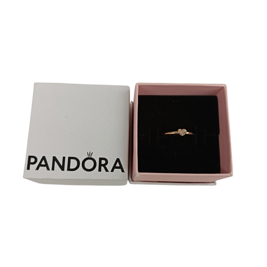 PANDORA Ring Rank (B) Gold Rediant Heart