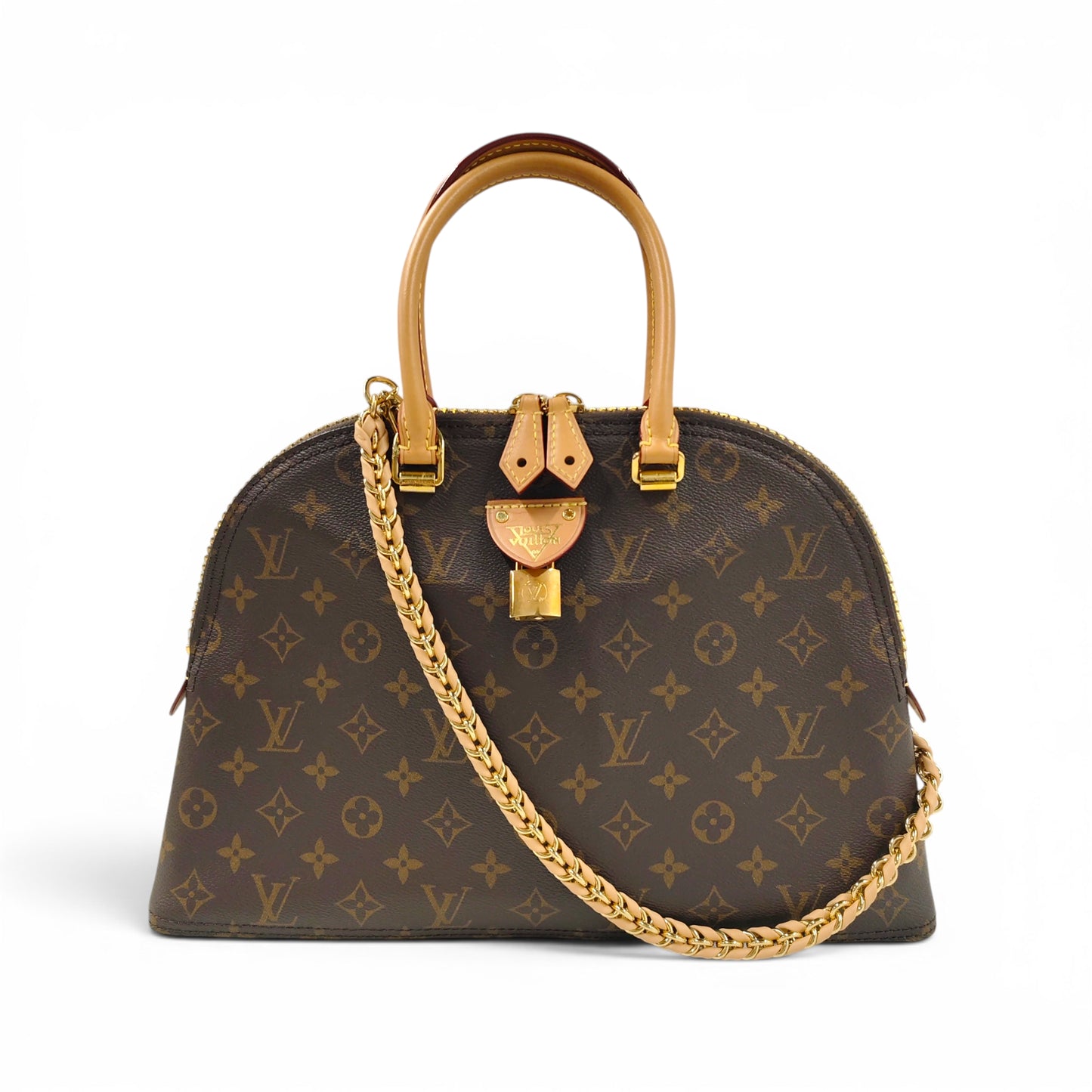 LOUIS VUITTON 2WAY Bag Monogram M44961 Brown DU3109 Moon Alma