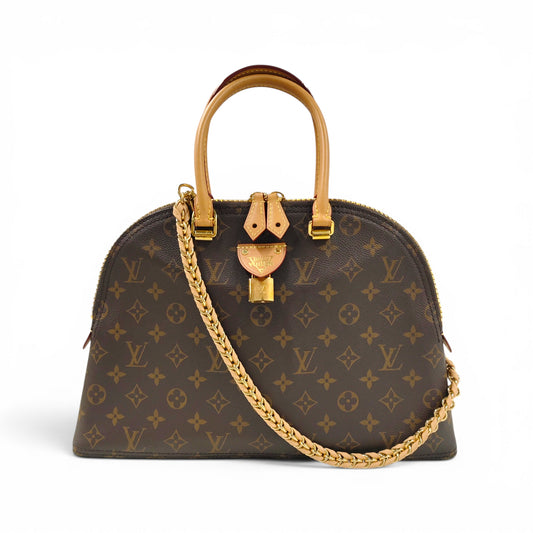LOUIS VUITTON 2WAY Bag Monogram M44961 Brown DU3109 Moon Alma