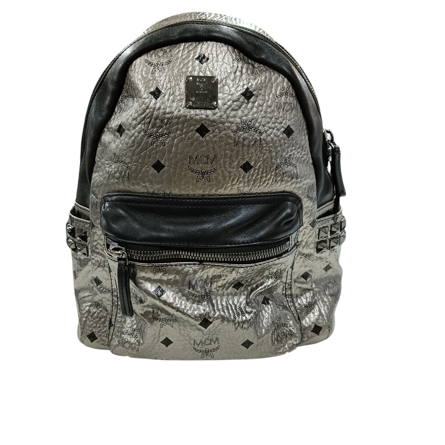 MCM Rucksack MMK5AVE43SV001 Silver/Black