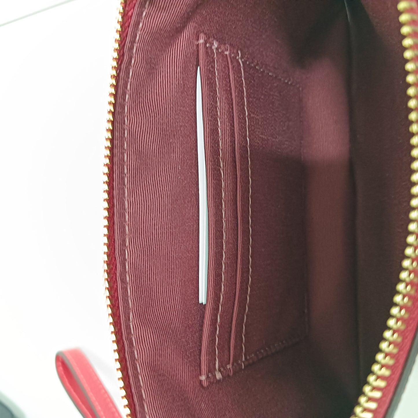 COACH POUCH 3888 RED RANK (A)