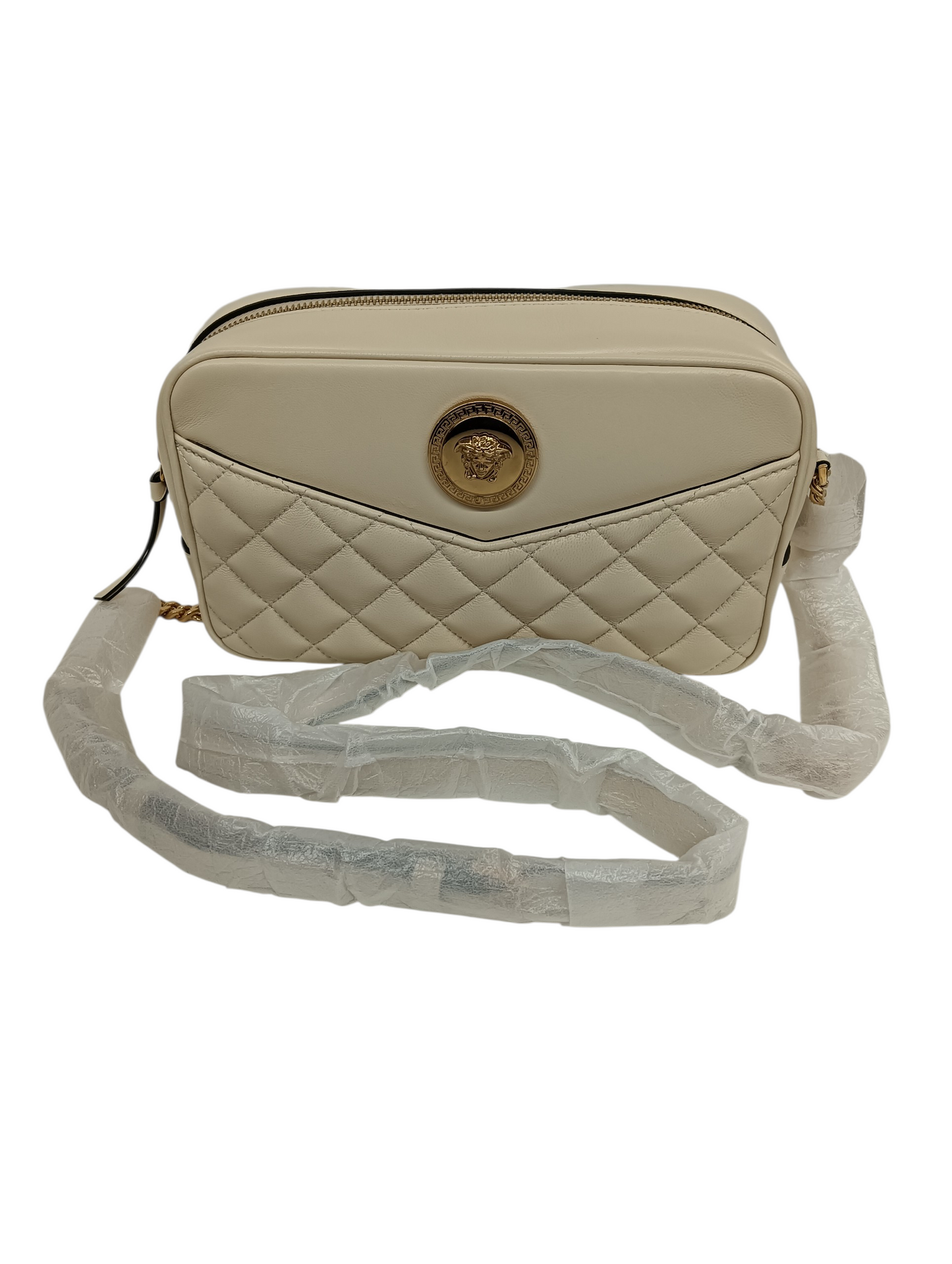 VERSACE Shoulder Bag 1008828 Beige