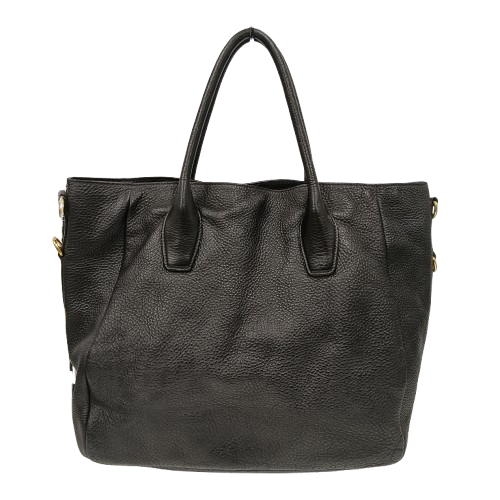 PRADA 2WAY Bag Black Self-Repaint/Handle Damage