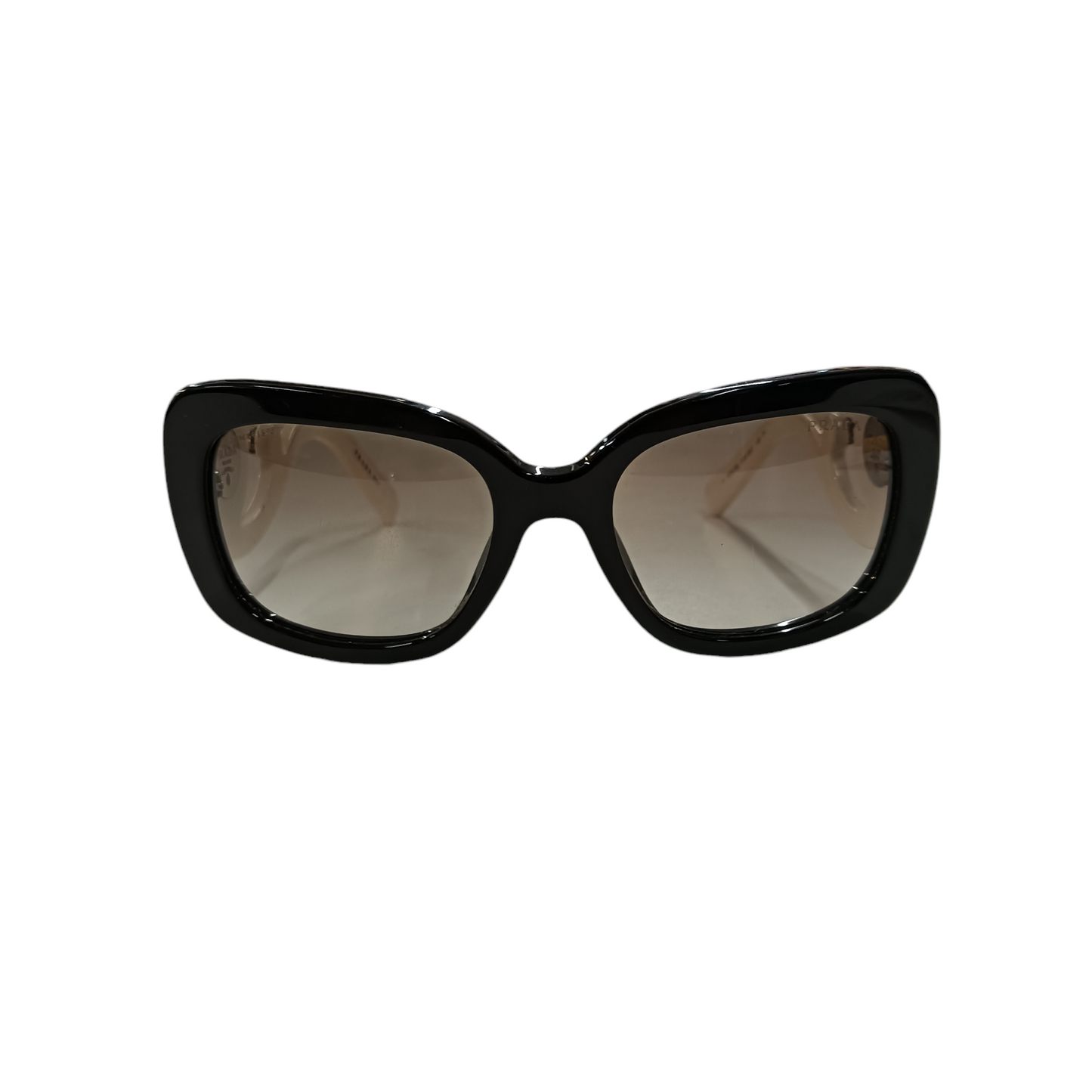 PRADA Sunglasses Black/white 2AX-0A7