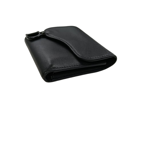 Christian Dior Wallet Black 43-MA-0220 Saddle