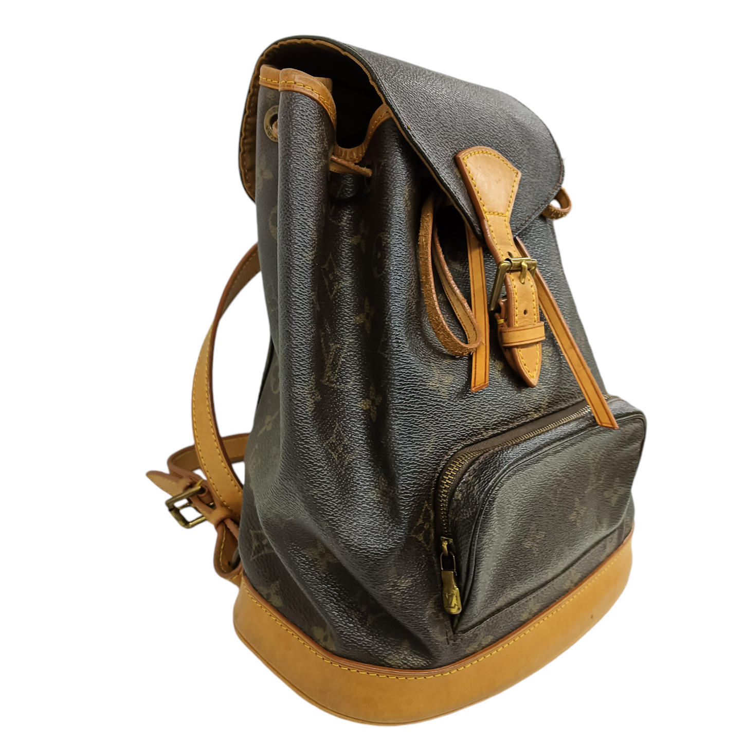 LOUIS VUITTON Rucksack M51136 SP0977 Brown *Damage/Stain Montsour is MM