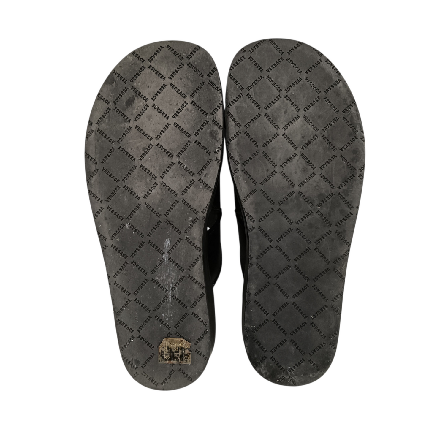 VERSACE Sandal 40 CM. Black Stain