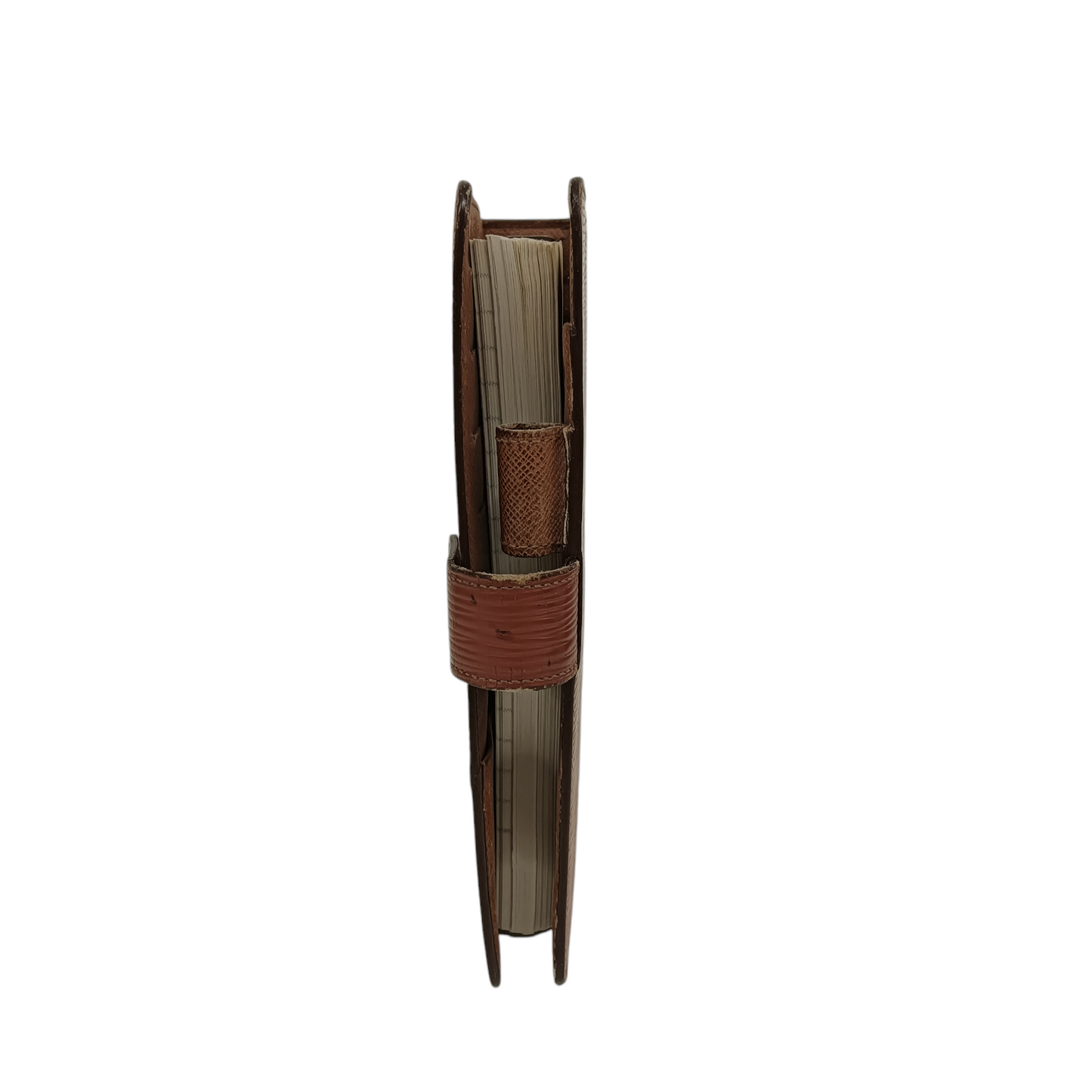 LOUIS VUITTON Notebook Cover Rank (CD) Brown*Damage SP0966