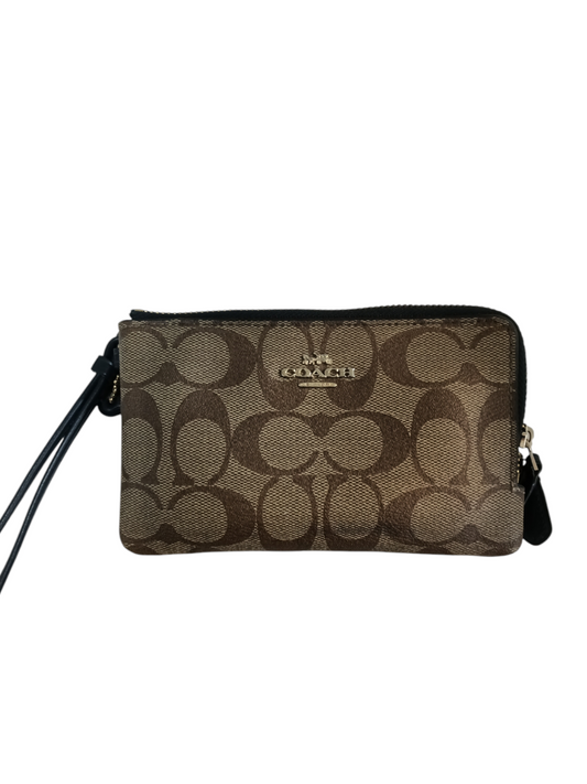 COACH Wallet Brown F87591 Stain