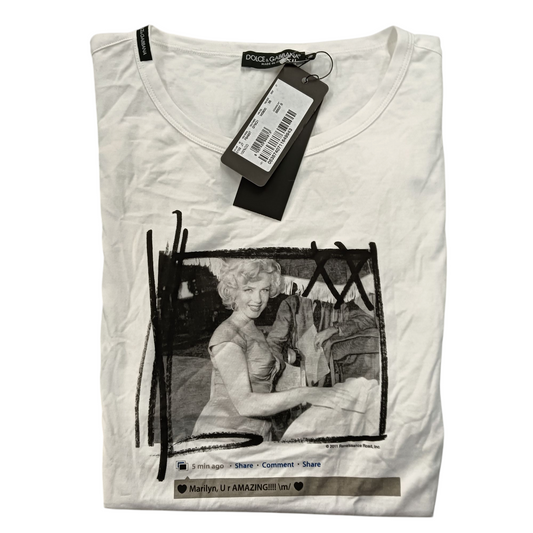 DOLCE & GABBANA T-shirt Size 36 white
