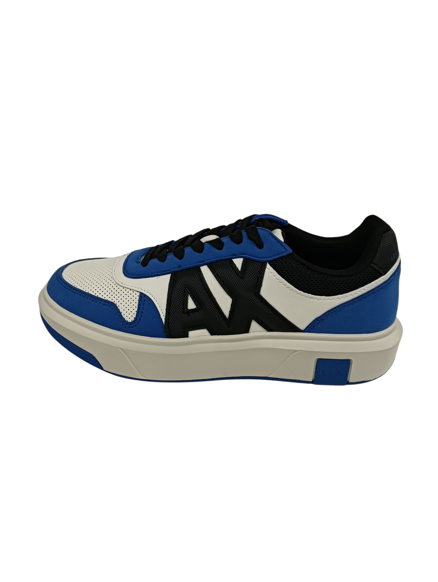 ARMANI EXCHANGE Sneaker Size 40 XUX220 Mens Black/Blue