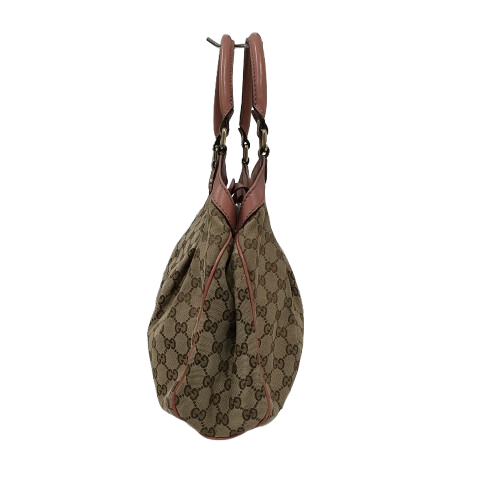 GUCCI Handbag 211944 Brown And Pink **Scratch/Stain