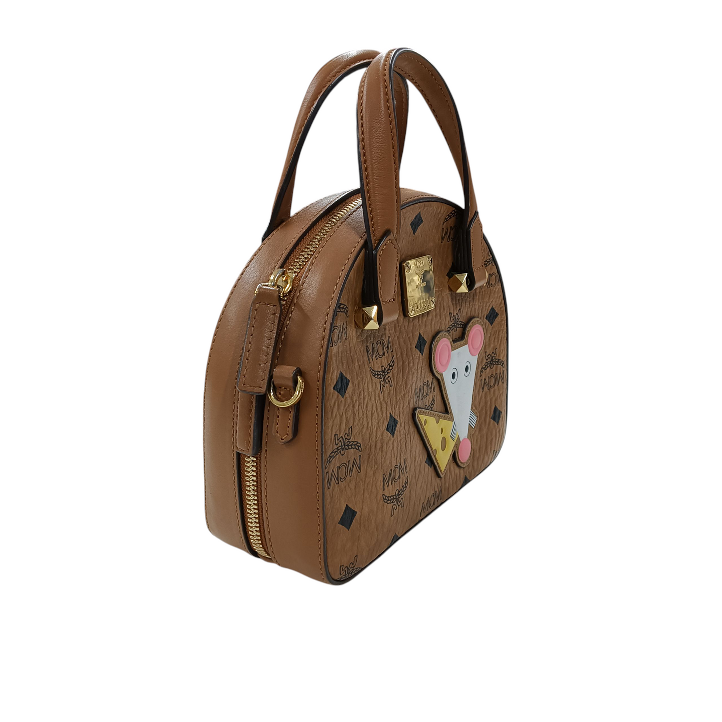 MCM Shoulder Bag HALF MOON Brown MWTASSE10C0001