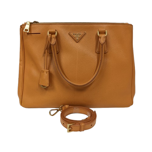 PRADA 2WAY Bag 1BA863 Mustard ***Damage