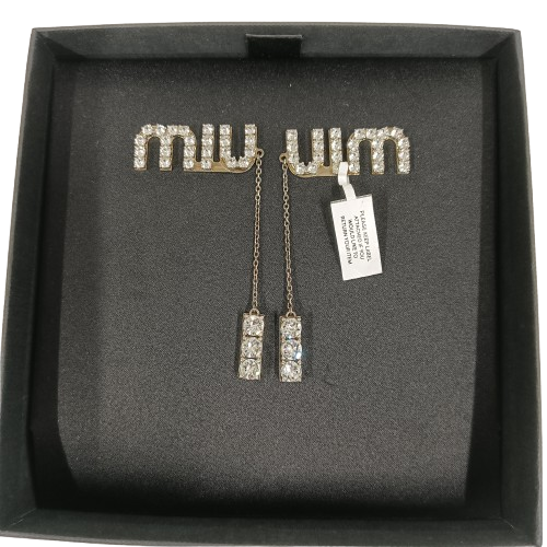 MIU MIU Earring Silver 5JO661 2BNC