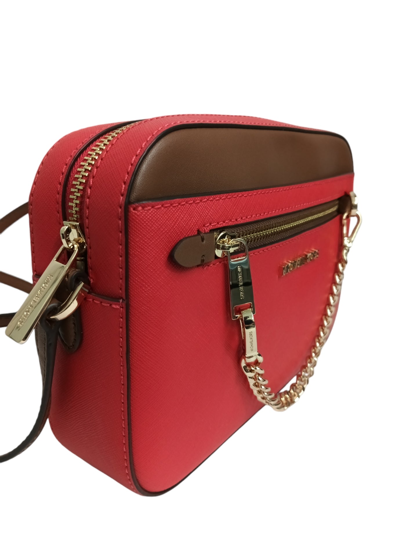 MICHAEL KORS SHOULDER BAG RED/BROWN 35F3GTTC9L