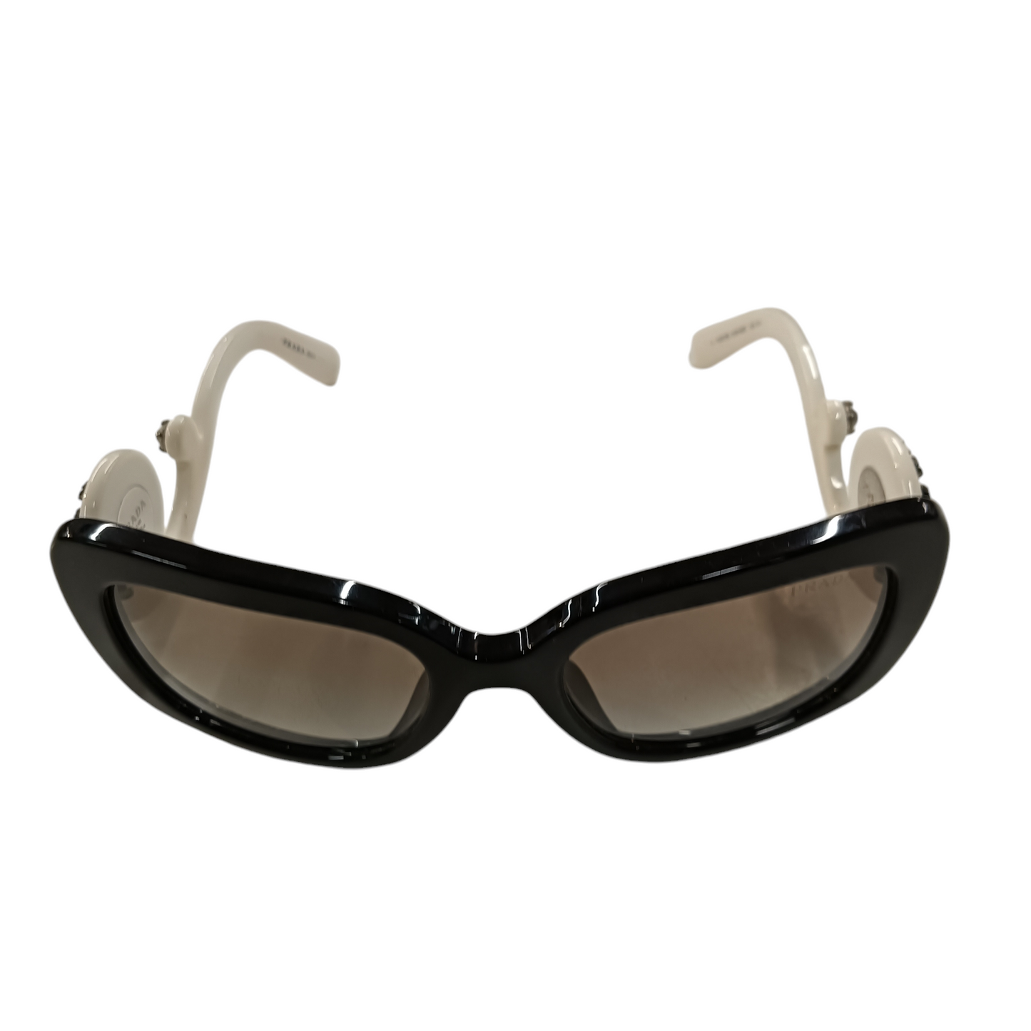 PRADA Sunglasses Black/white 2AX-0A7