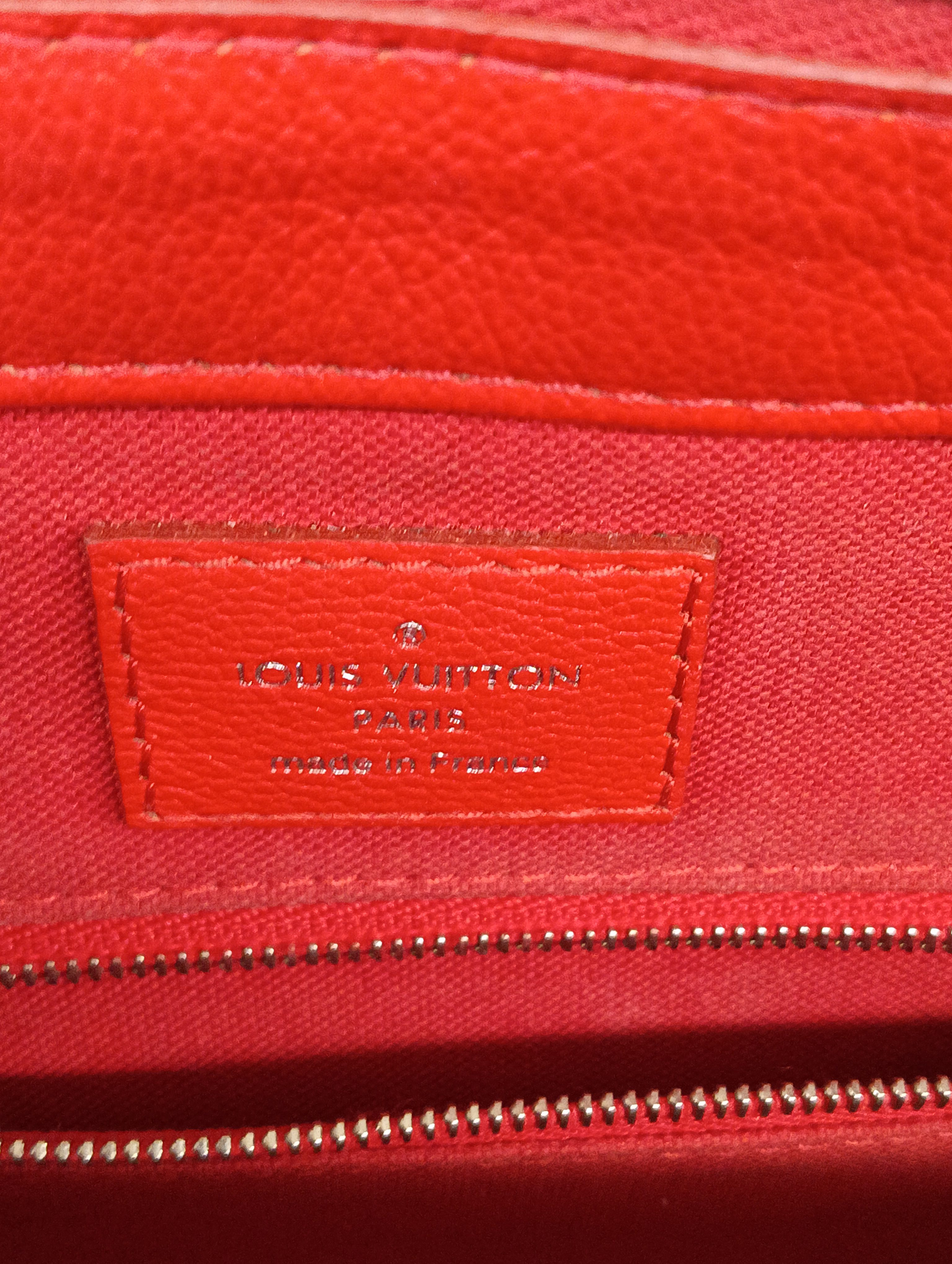 LOUIS VUITTON Handbag Epi M48187 Red ARO167