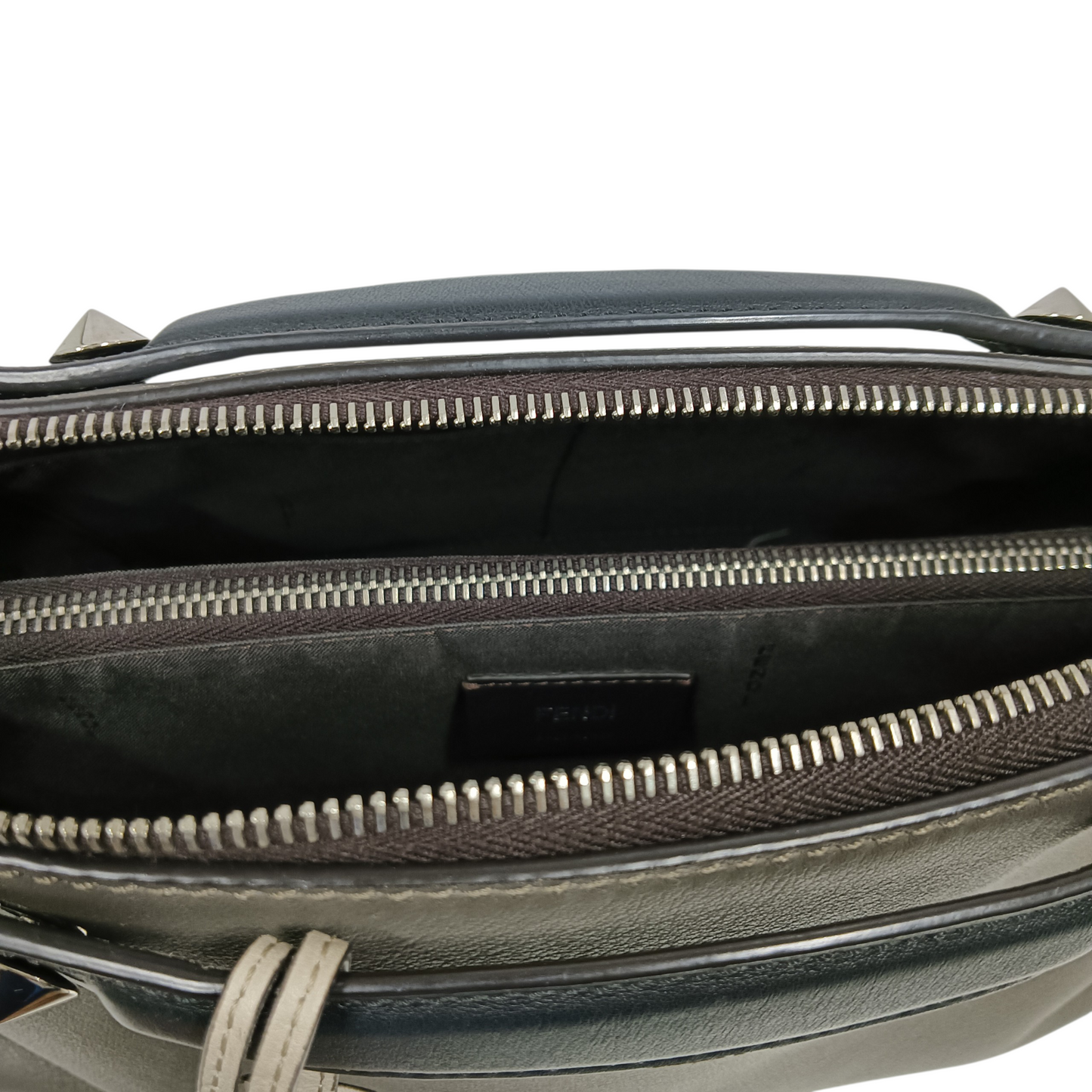 FENDI 2WAY Bag 8BL124 Gray Scratch