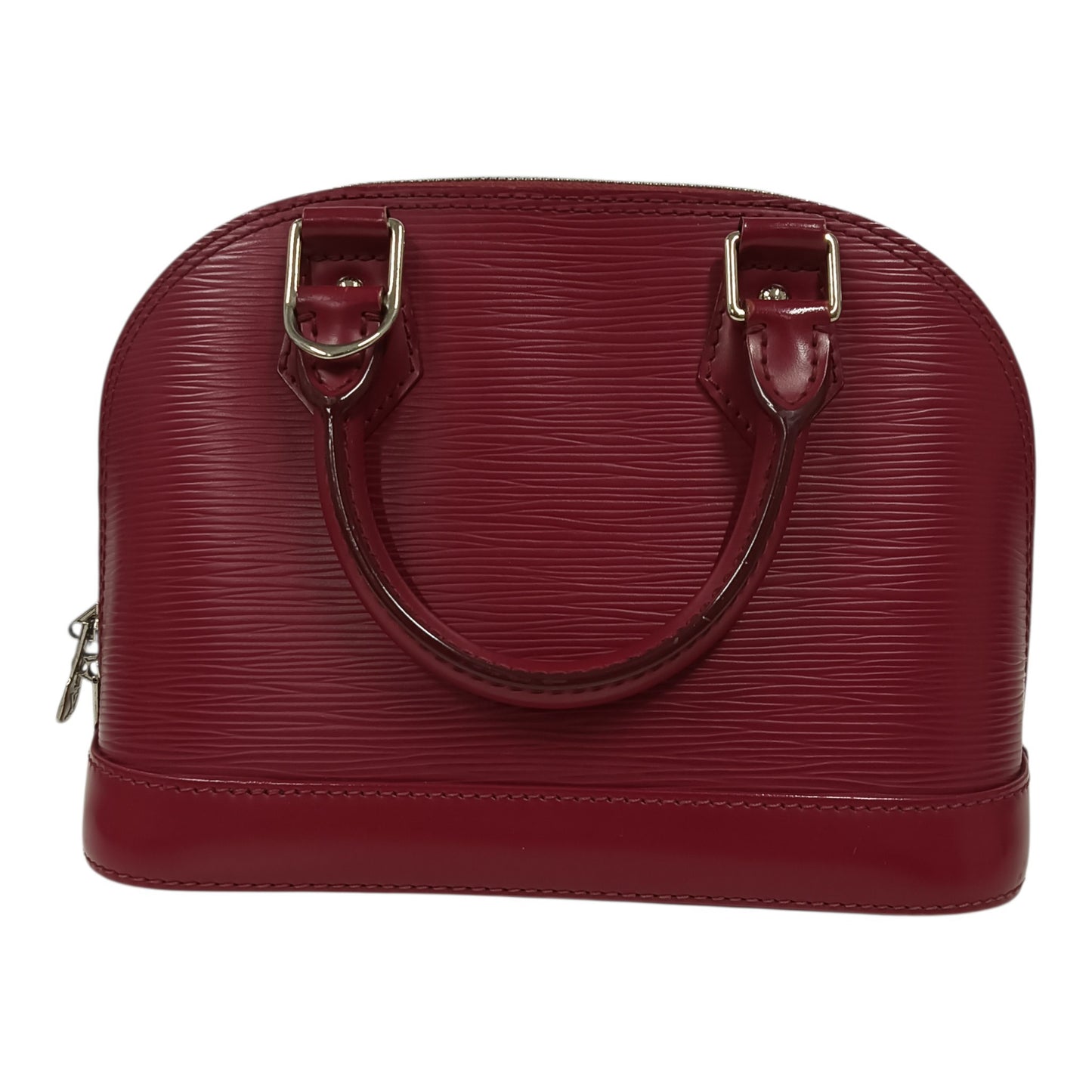LOUIS VUITTON 2WAY Bag Epi M40851 Burgundy **Scratch MI0124 Alma BB Nano