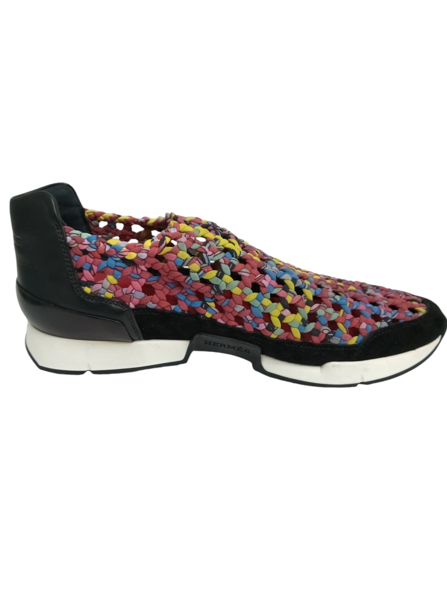 HERMES SNEAKER LADY'S MULTI COLOR 181088Z SIZE 37 RANK(B) *STAIN