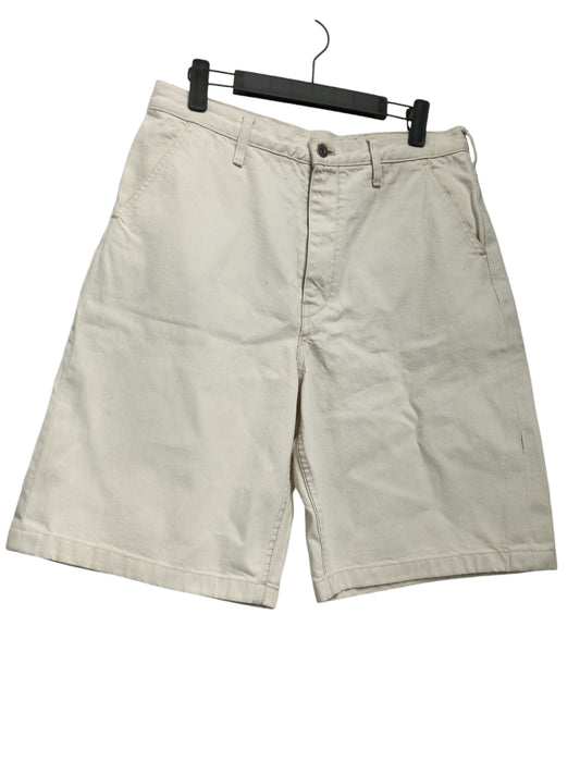 JIL SANDER HALF PANTS MENS WHITE JPUS663137 MS246500 20SS SIZE 31 RANK(A)
