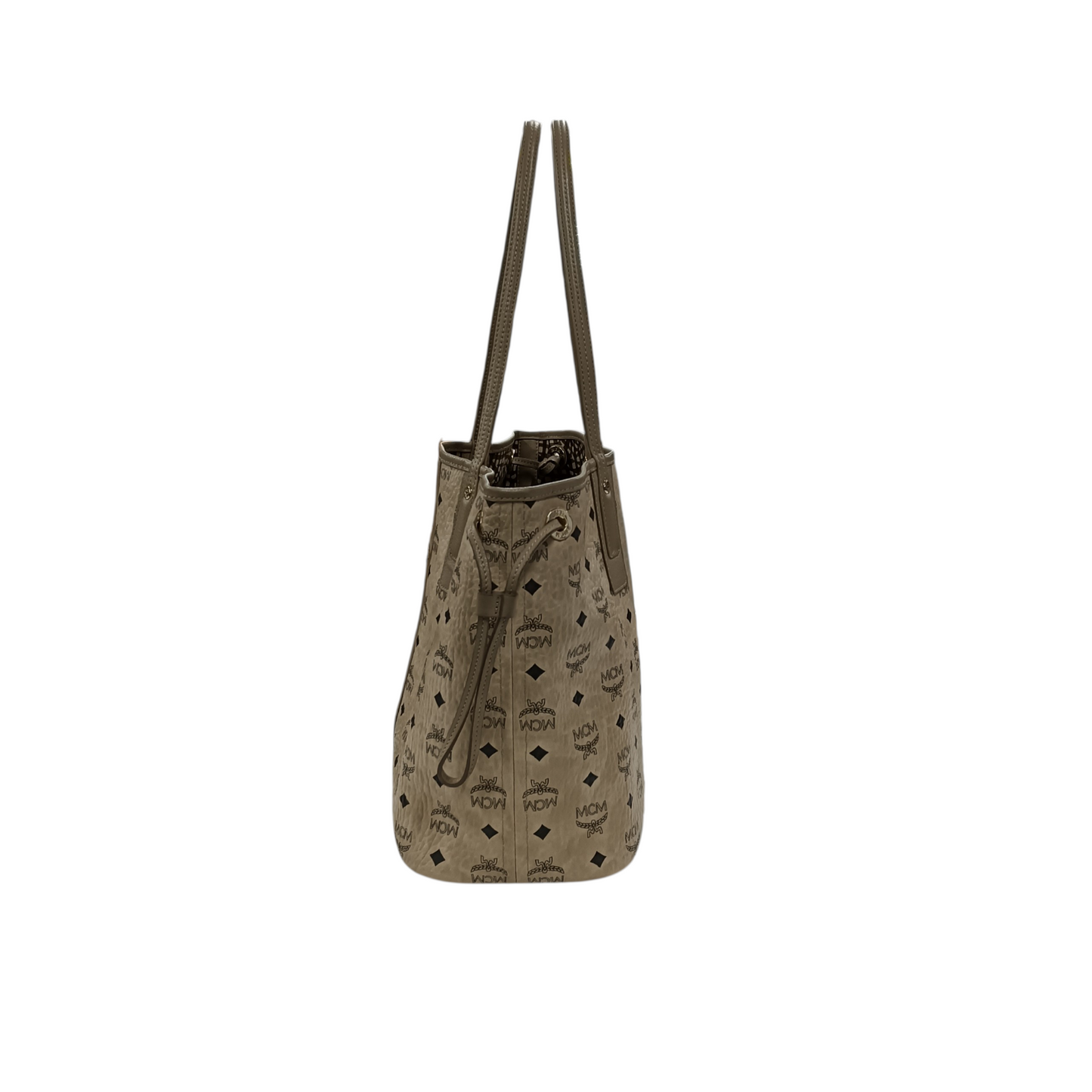 MCM Tote Bag MWP7AVI22IG001 Beige Reversible Tote