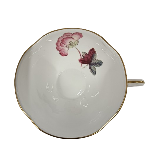 Cup & Saucer Wedgwood White CUCKOO