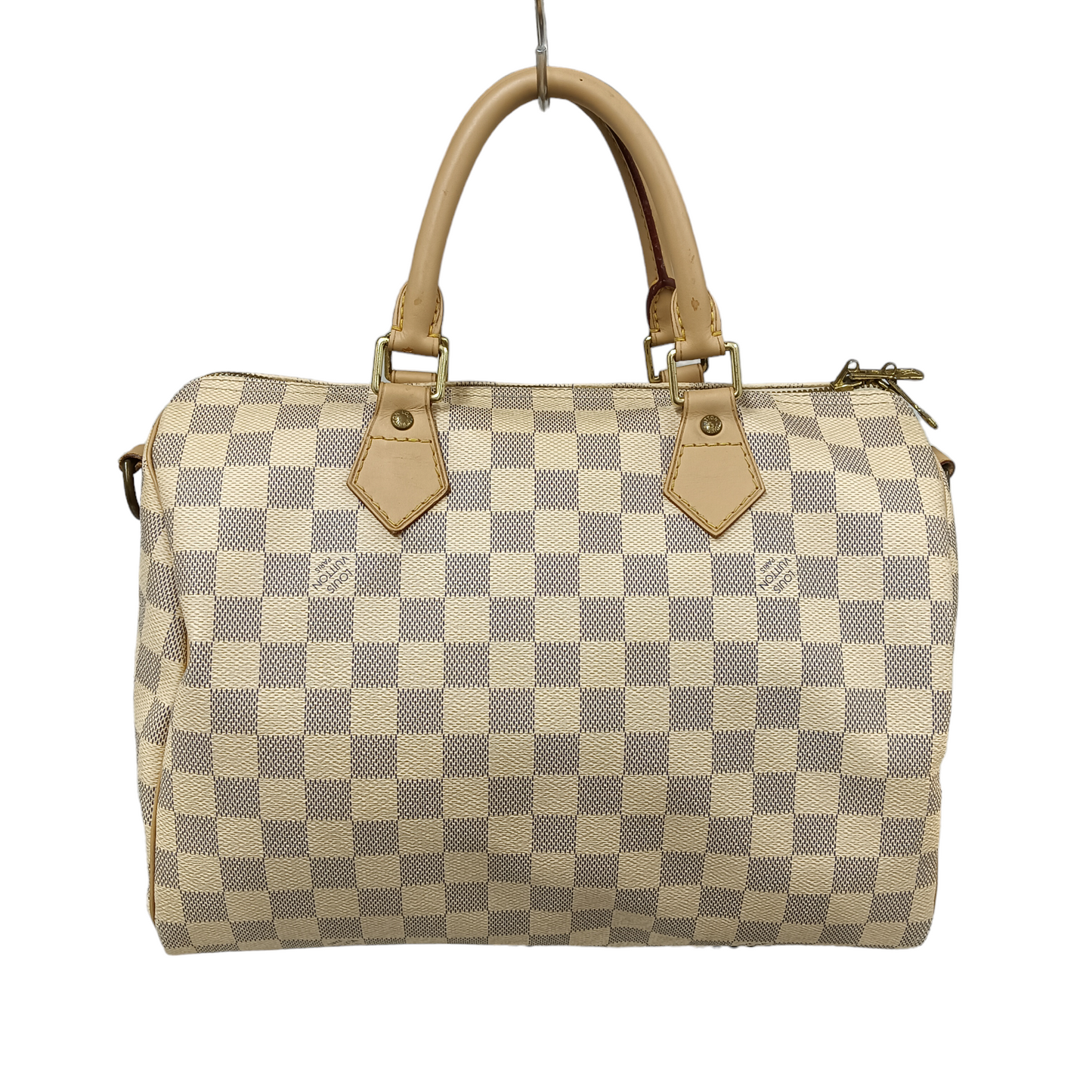 LOUIS VUITTON 2WAY Bag Damier Azul N41533 White/Brown Stain/Damage SP1174 Speedy 30 Bandouliere