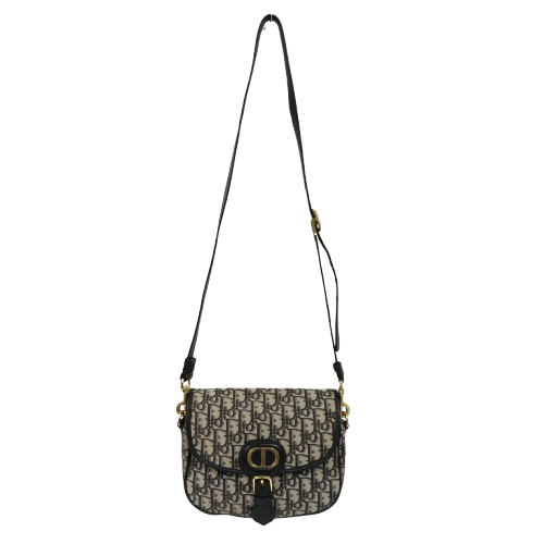 Christian Dior Shoulder Bag  Beige/Navy 01-RU-0230