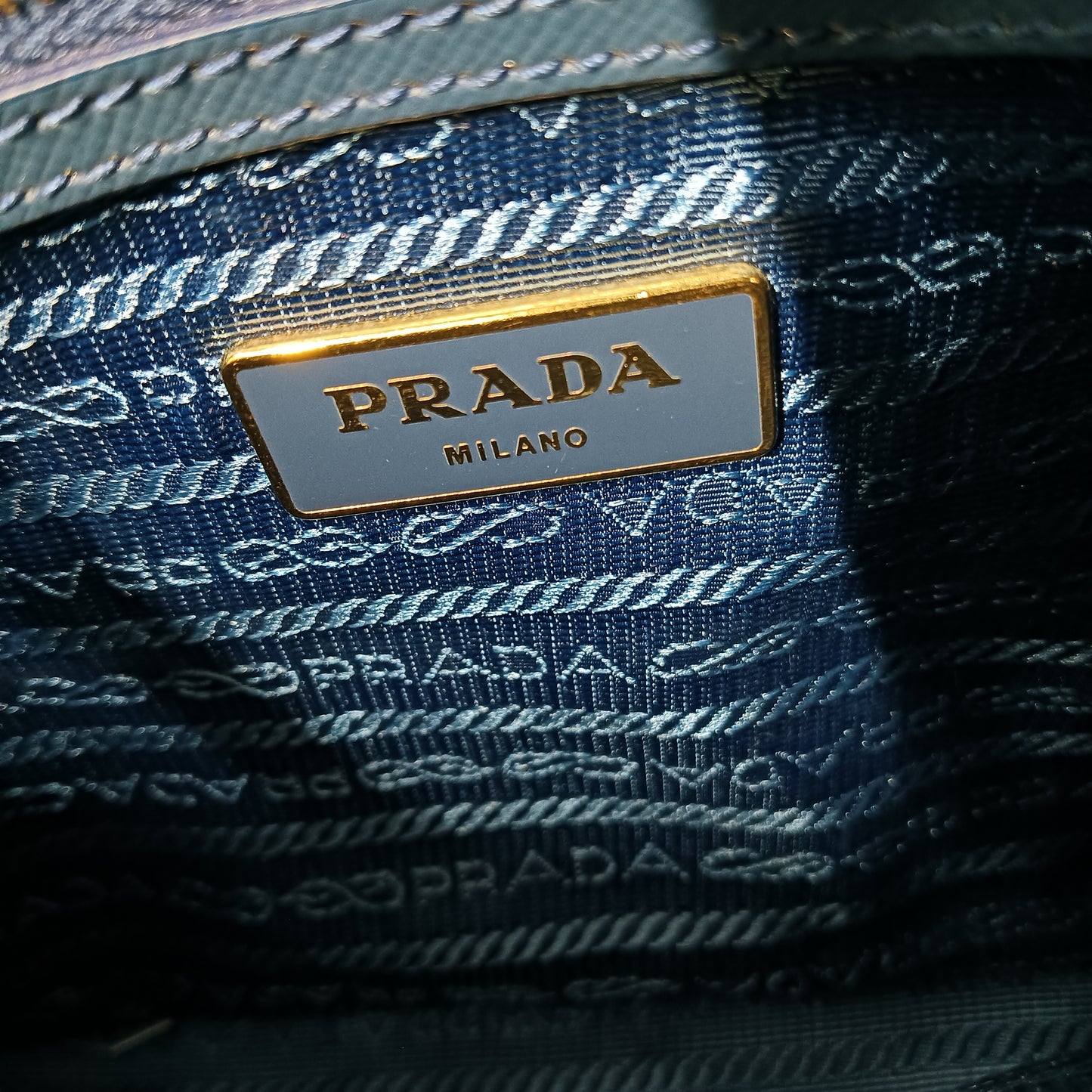 PRADA 2WAY Bag BL0838 Blue