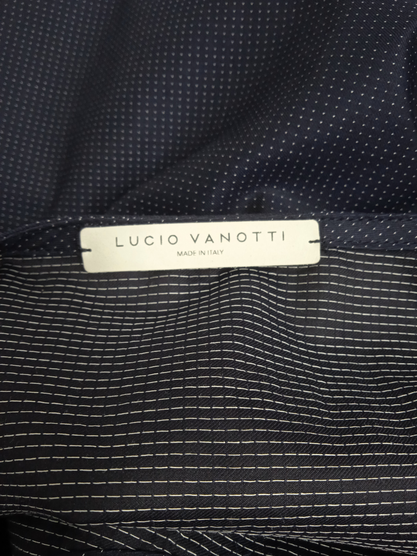 LUCIO VANOTTI MENS NAVY