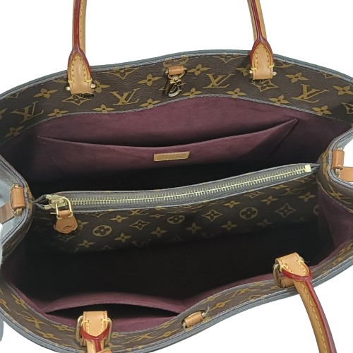LOUIS VUITTON 2WAY Bag Monogram M41067 Brown TR1174 Montaigne GM