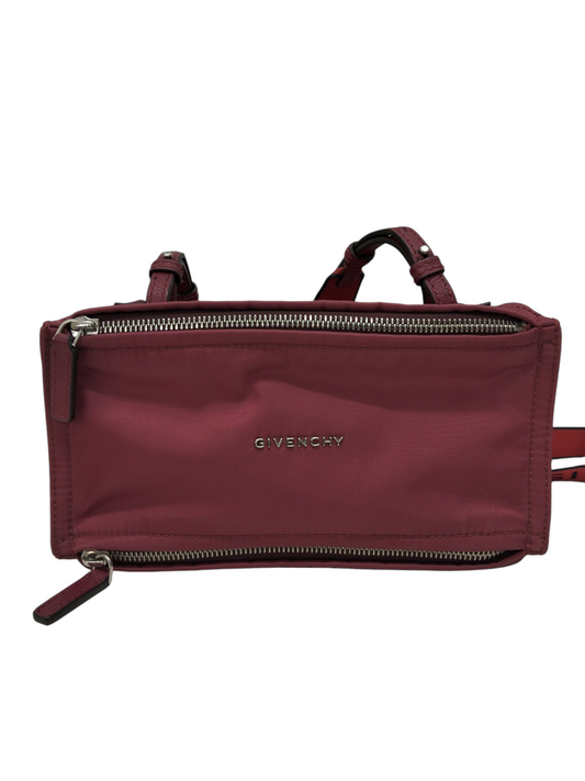 GIVENCHY SHOULDER BAG BB500QB06B 653 RED WINE STAINEF PANDORA  G0138 RANK (B)
