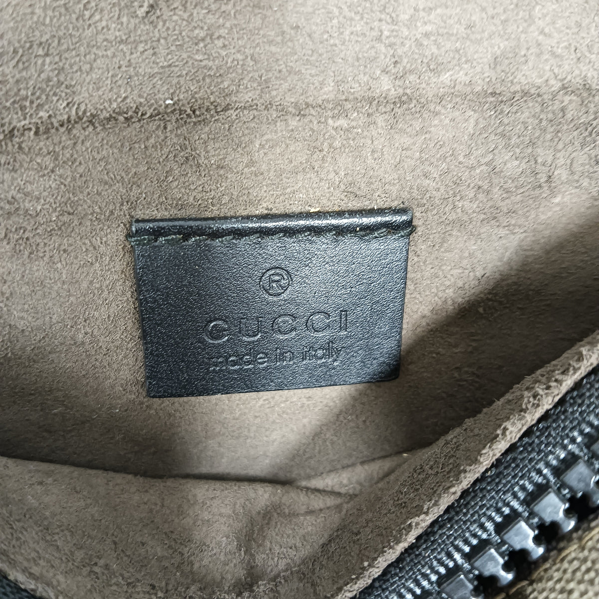 GUCCI Waist Bag 450946 Black And Beige 524947