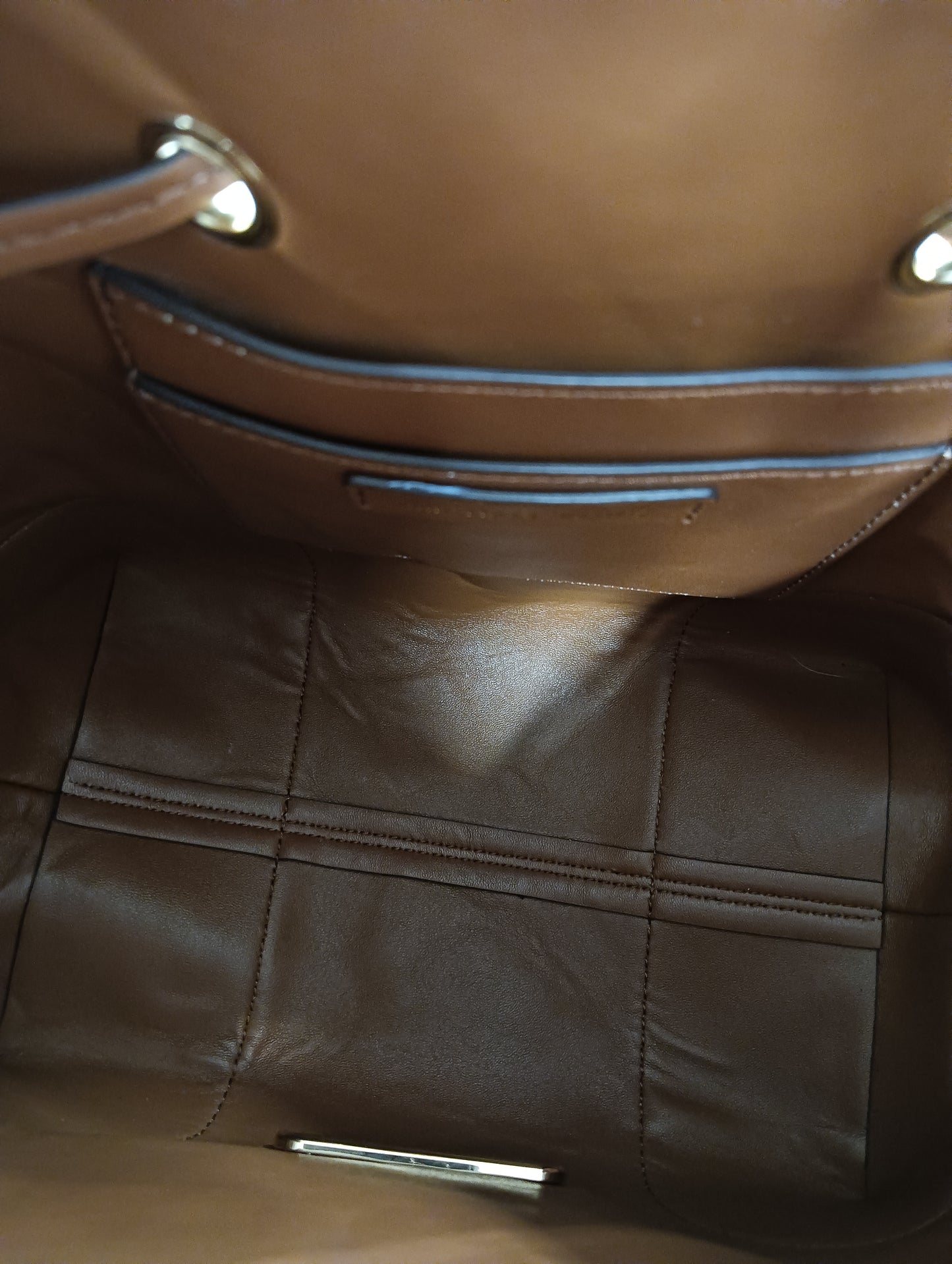 MICHAEL KORS 2Way Bag 35F2GM9M6V Brown And White