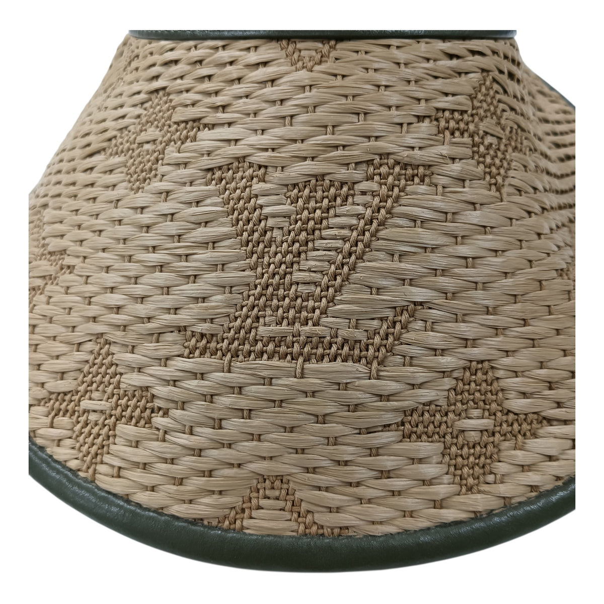 LOUIS VUITTON Strawgram Visor M73354 Brown CX0198