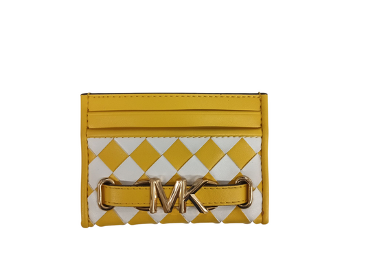 MICHAEL KORS Card Case 35T4G6RD3Y Yellow Rank (AB)