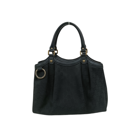 GUCCI Shoulder Bag 211944 Black Stain/Damage